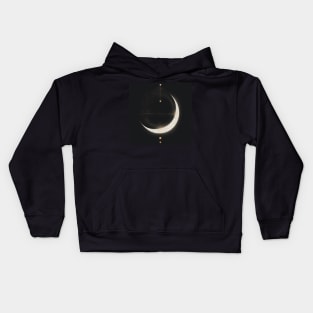 Galaxy Moon Kids Hoodie